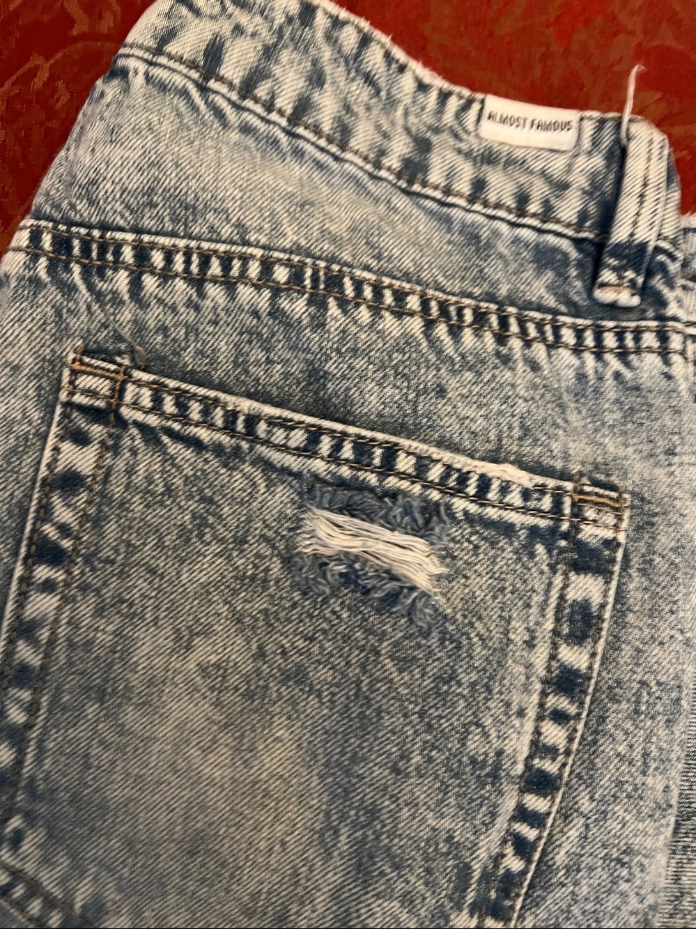 Almost Famous Factory Distressed Jeans 7 - Picture 4 of 5